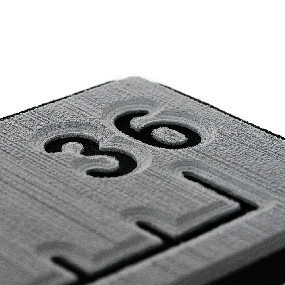 SeaDek 36 Routed Ruler 6mm Brushed Texture Storm GreyBlack 5358380066